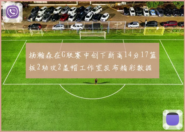 杨瀚森在G联赛中创下新高14分17篮板2助攻2盖帽工作室发布精彩数据海报